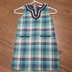 Tunic plaid girls dress